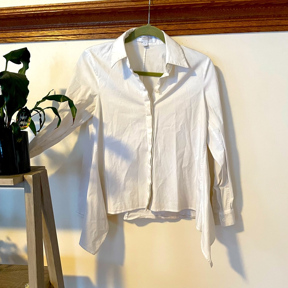 Michael Kors side flared button down EUC